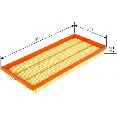 Vzduchový filtr BOSCH F 026 400 326 (F026400326) – Hledejceny.cz