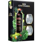 Ron Centenario Fundacion 20y 40% 0,7 l (dárkové balení 2 sklenice) – Sleviste.cz