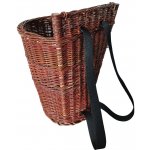 HRADIL H211 proutěný koš na dřevo nůše zaoblená s popruhem tmavá 60x45cm – Zbozi.Blesk.cz