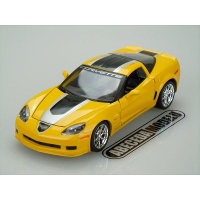 Maisto Corvette Z06 GT1 Commemorative Editi 2009 Žlutá 1:24 – Zboží Dáma