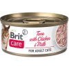 Konzerva pro kočky Brit Care Cat Tuna with Chicken & Milk 12 x 70 g