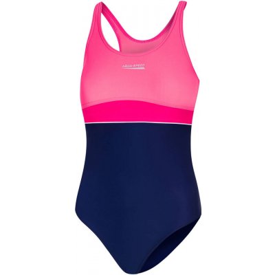 Aqua Speed Plavky Emily Navy Blue/Coral/Raspberry – Sleviste.cz