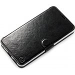 Mobiwear Flip Honor 50 v provedení C_BLS Black&Gray s šedým vnitřkem – Zboží Živě