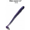 Návnada a nástraha Crazy Fish Vibro Worm 8,5cm 51D floating