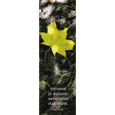 B018 - Záložka do knihy - list – Hledejceny.cz