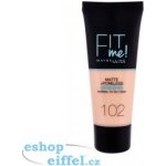 Maybelline Sjednocující make-up s matujícím efektem Fit Me! Matte & Poreless Make-Up 102 Fair Ivory 30 ml – Zboží Mobilmania