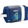 Kosmetická sada Gillette Mach 3 holicí strojek + náhradní hlavice 2 ks + Comfort gel na holení 200 ml + etue dárková sada
