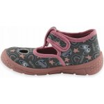 Befado 630P017 dívčí bačkorky šedé lišky – Zboží Dáma