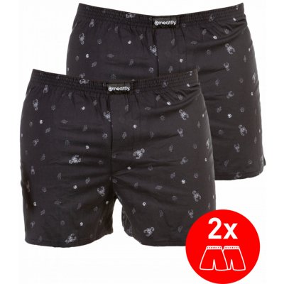 Meatfly boxerky Agostino Double Pack G Black Sanchez – Zboží Dáma