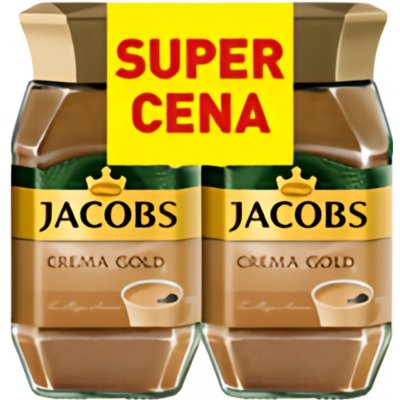 Jacobs Crema Gold káva instantní 2 x 200 g – Zboží Mobilmania