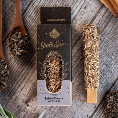 Sagrada Madre Vykuřovací dřívko Palo Santo Bílá šalvěj 1 ks – Hledejceny.cz