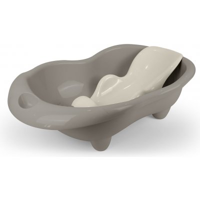 Dolu Dětská vanička Hippo s lehátkem šedá – Hledejceny.cz