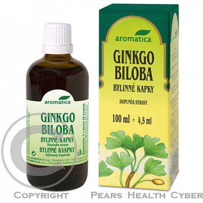 Aromatica Ginkgo Biloba bylinné kapky 100 ml