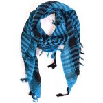 Sanu Babu šátek Palestina tyrkysovo-černý – Zboží Dáma