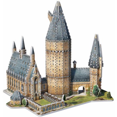 Wrebbit 3D puzzle Harry Potter Bradavice Velká síň 850 ks – Zboží Dáma