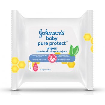 Johnson's Baby Wipes Pure Protect 25 ks