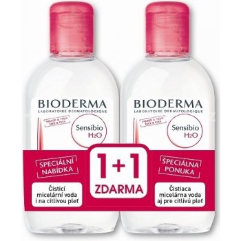 Bioderma Sensibio H2O micelární voda 2 x 500 ml dárková sada