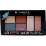 Rimmel London Mini Power Palette paletka očních stínů, rty a tváře 004 Pioneer 6,8 g – Hledejceny.cz