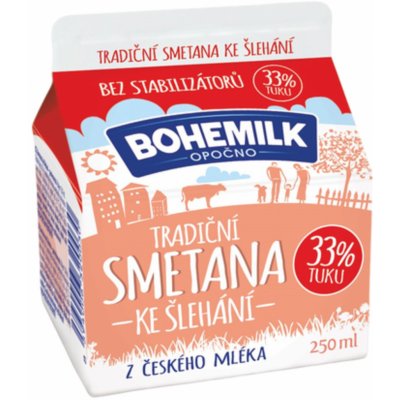 Moravia Smetana ke šlehání 33% 250 ml – Zboží Mobilmania