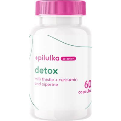 Pilulka Selection Detox ostropestřec + kurkumín a piperín 60 kapslí