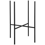 HARUKO ASA Selection Kovový stojan na květináč 40,5x21,8 cm černý – Zboží Dáma