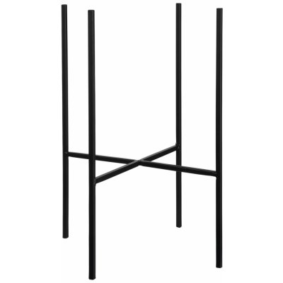 HARUKO ASA Selection Kovový stojan na květináč 40,5x21,8 cm černý – Zboží Dáma