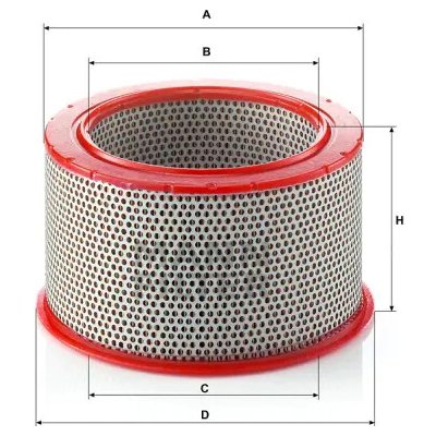 MANN FILTER Vzduchový filtr C 23 115 – Hledejceny.cz