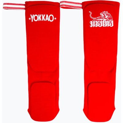 YOKKAO Chrániče holení Muay Thai Boxing red – Zboží Dáma YOKKAO Chrániče holení Muay Thai Boxing red – Zboží Dáma