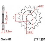 JT Sprockets JTF 1257-15 | Zboží Auto