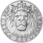 Česká mincovna Stříbrná desetiuncová mince Český lev stand 311 g – Zboží Dáma