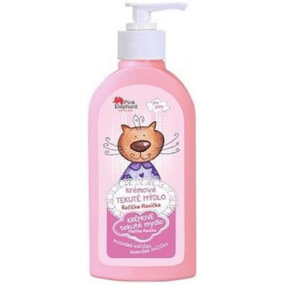 Pink Elephant Kočička Hanička krémové tekuté mýdlo pro holčičky 250 ml – Zboží Mobilmania