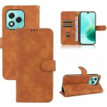VSECHNONAMOBIL 137088 SKIN FLIP Peněženkové pouzdro pro Honor 600 Lite hnědé – Zboží Živě