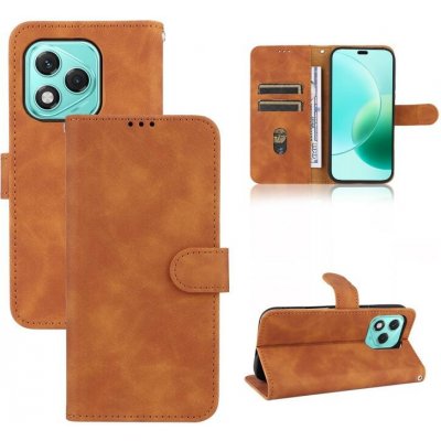 VSECHNONAMOBIL 137088 SKIN FLIP Peněženkové pouzdro pro Honor 600 Lite hnědé – Zboží Živě