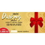 Vánoční dárkový poukaz 1 000 Kč možnosti: na e-mail – Hledejceny.cz