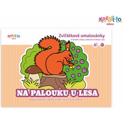 Kresli.to Zvířátkové omalovánky Na palouku u lesa – Hledejceny.cz