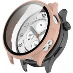 VSECHNONAMOBIL 132959 PC FULL COVER Plastový kryt se sklem pro Xiaomi Watch 5 růžový – Zboží Živě