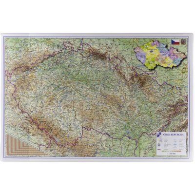 Podložka na stůl stolní mapa ČR – Sleviste.cz