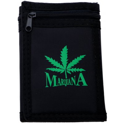 Ewena Chlapecká látková peněženka s řetízkem Marijuana