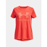 Under Armour Dívčí tričko Tech Solid Print Fill BL SSC Oranžová – Zboží Dáma