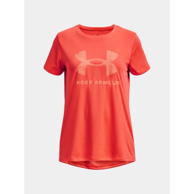 Under Armour Dívčí tričko Tech Solid Print Fill BL SSC Oranžová – Zboží Dáma