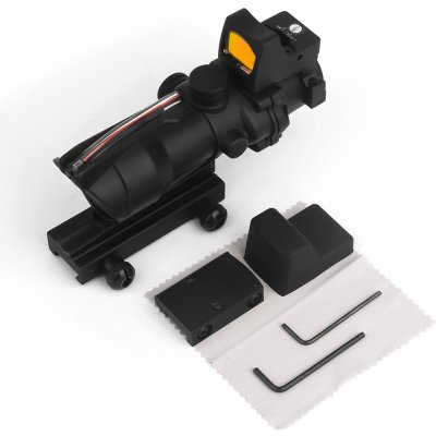 Aim O Optika ACOG 4X32C se světlovodným vláknem + RMR montáž Černý – Zboží Dáma