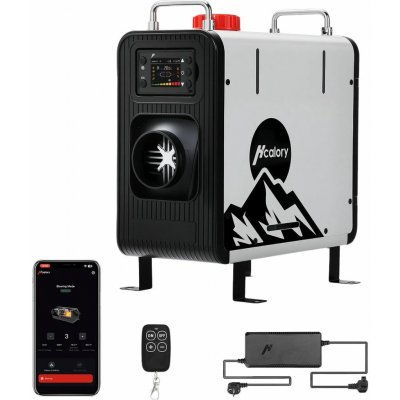 Hcalory HBS2 – nezávislé 8kW dieselové topení, 12V/24V/220V, nádrž 3,5L, APP HBS2 – Sleviste.cz