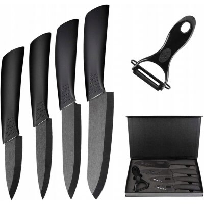 Sada 4 keramických profesionálních kuchyňských NOŽE – Zboží Dáma