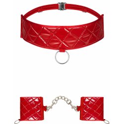 Obsessive Pikantní sada Hunteria cuffs & choker uni