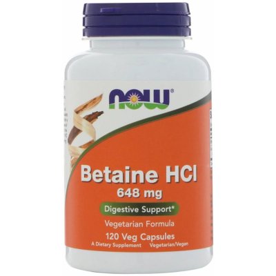 Now Foods Betaine HCI 648 mg 120 kapslí – Hledejceny.cz