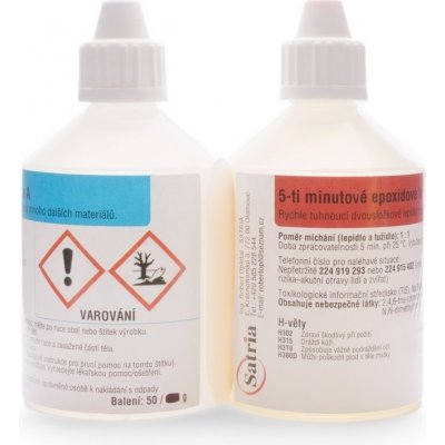 Satria EPOXY RG 5min epoxidové lepidlo 2 x 50 g – Hledejceny.cz