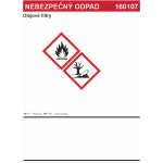 Nebezpečný odpad 160107 Olejové filtry samolepící vinylová fólie A5 (210 x 148 mm) – Zboží Dáma