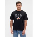 Tričko Gap & Disney Everyday Soft Černá – Sleviste.cz