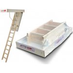 4STEP Dřevěné půdní schody GREENLINE 32mm 90x60 – Sleviste.cz