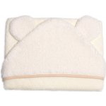 Baby Nellys Kojenecká osuška s kapucí a oušky Boucle 80x80cm smetanová – Hledejceny.cz